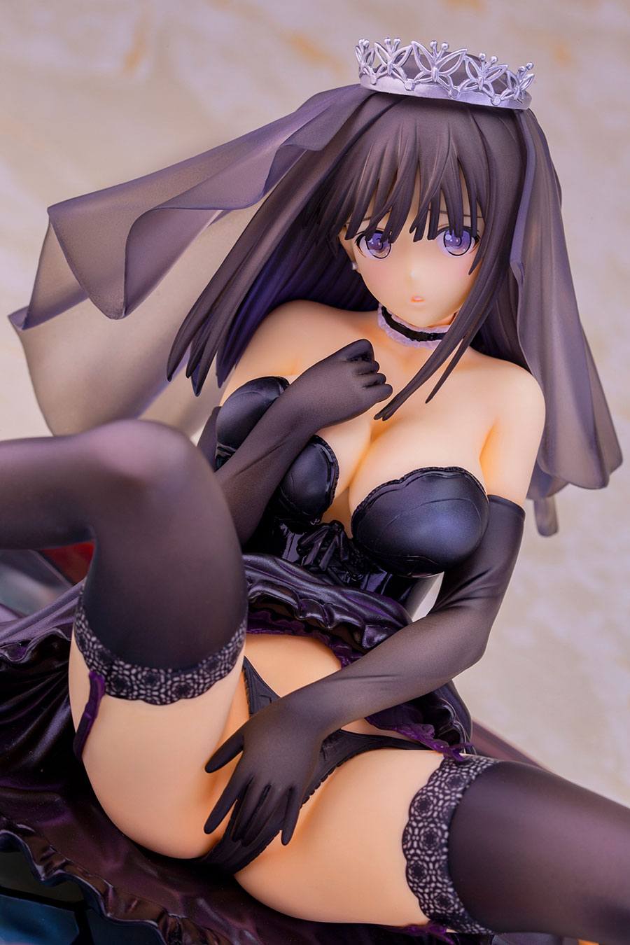 Fault!! PVC Statue Saeki Ai Black Wedding Ver. - Anime Figuren günstig kaufen