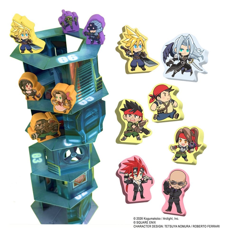 Final Fantasy VII Brettspiel Ascend The Shinra Tower - Anime Figuren günstig kaufen
