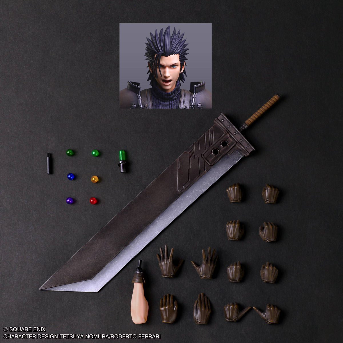 Final Fantasy VII Rebirth: Zack Fair Soldier 1st Class - Play Arts Shin [Square Enix]