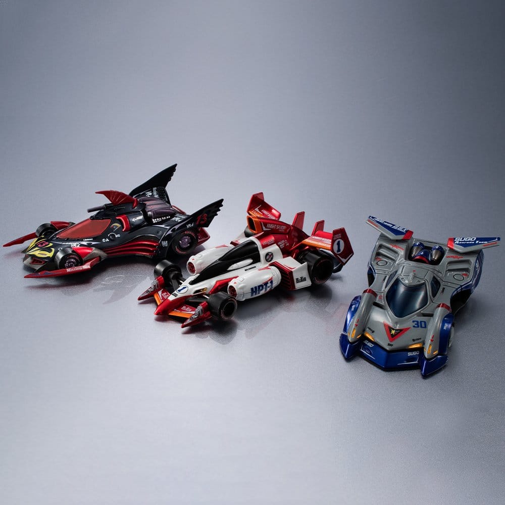 Future GPX Cyber Formula Cyber Formula Collection -Heritage Edition- Fahrzeug Set 3er-Pack Asurada G.S.X Aero Mode & Knight Savior 005 & Missionel VR-4 - Anime Figuren günstig kaufen
