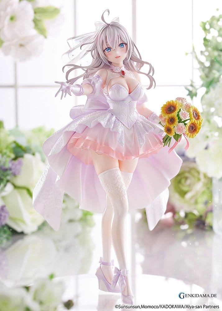 Alya Sometimes Hides Her Feelings in Russian Statue 1/7 Alisa Mikhailovna Kujou Wedding Dress Ver. 24 cm Ansicht 2