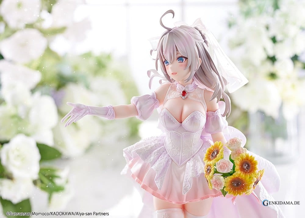 Alya Sometimes Hides Her Feelings in Russian Statue 1/7 Alisa Mikhailovna Kujou Wedding Dress Ver. 24 cm Ansicht 3