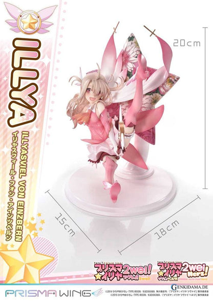 Fate Prisma Wing PVC Statue 1/7 Illyasviel von Einzbern Bonus Version 20 cm Ansicht 16