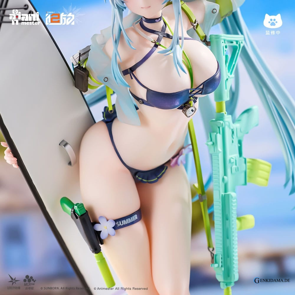 Girls' Frontline 2: Exilium Statue 1/7 HK416 Cerulean Breaker 24 cm Ansicht 24