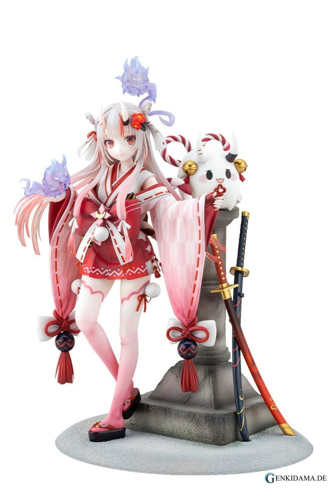 Hololive Production PVC Statue 1/7 Nakiri Ayame Shrine Maiden Fortune Outfit Ver. 26 cm Ansicht 1