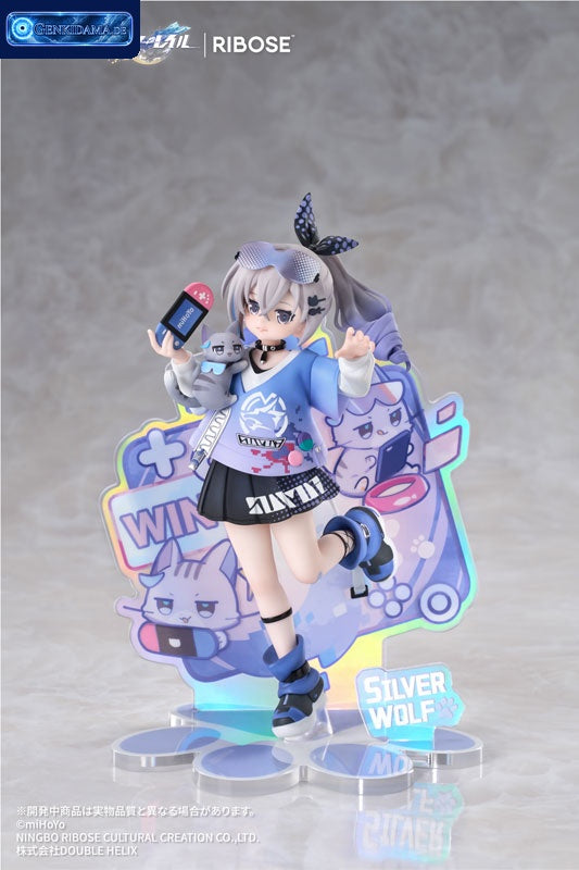 Honkai: Star Rail Rise Up Little Cat Series PVC Statue Silver Wolf Ver. 19 cm Ansicht 7