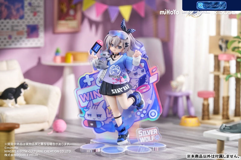 Honkai: Star Rail Rise Up Little Cat Series PVC Statue Silver Wolf Ver. 19 cm Ansicht 13