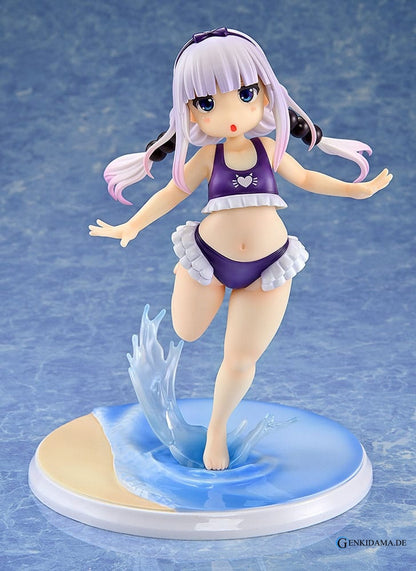 Miss Kobayashi's Dragon Maid PVC Statue 1/6 Kanna Kamui: Excited to Wear a Swimsuit at Home Ver. (Purple) 20 cm Ansicht 2