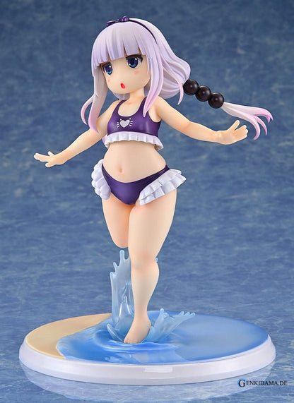 Miss Kobayashi's Dragon Maid PVC Statue 1/6 Kanna Kamui: Excited to Wear a Swimsuit at Home Ver. (Purple) 20 cm Ansicht 3