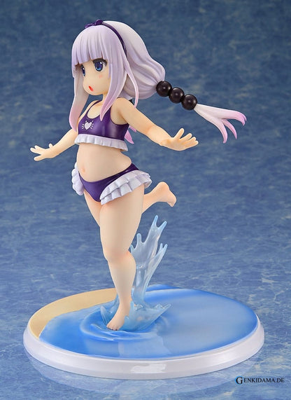 Miss Kobayashi's Dragon Maid PVC Statue 1/6 Kanna Kamui: Excited to Wear a Swimsuit at Home Ver. (Purple) 20 cm Ansicht 4