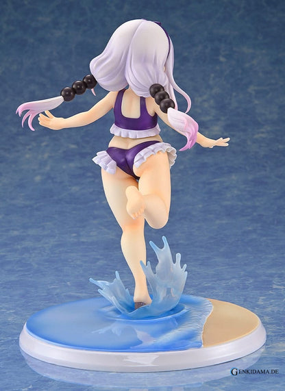 Miss Kobayashi's Dragon Maid PVC Statue 1/6 Kanna Kamui: Excited to Wear a Swimsuit at Home Ver. (Purple) 20 cm Ansicht 6