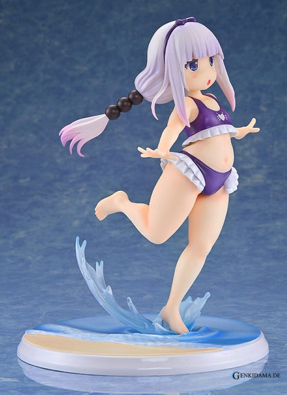 Miss Kobayashi's Dragon Maid PVC Statue 1/6 Kanna Kamui: Excited to Wear a Swimsuit at Home Ver. (Purple) 20 cm Ansicht 7