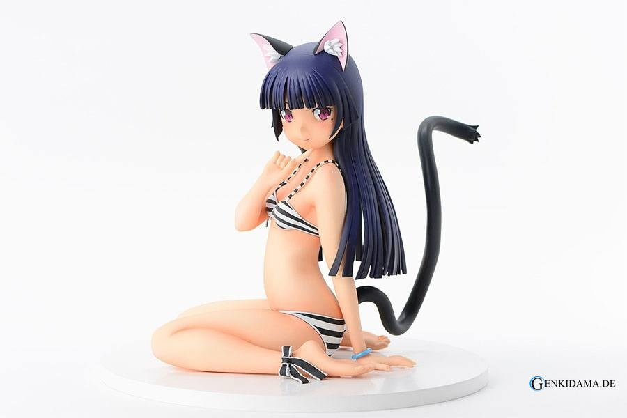 My Little Sister Can´t Be This Cute Statue 1/4 Kuroneko Shima Mizugi Neko Mimi Ver. 21 cm Ansicht 1