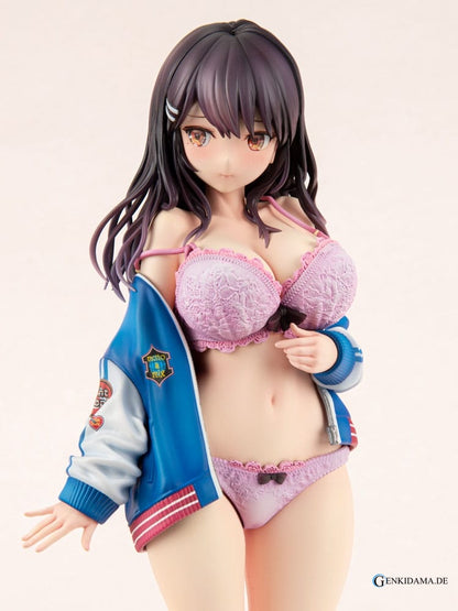 Original Character PVC Statue 1/6 Sukajan Jacket Kanojo wa Cool de Itai! Kyouka Kagura 27 cm Ansicht 2
