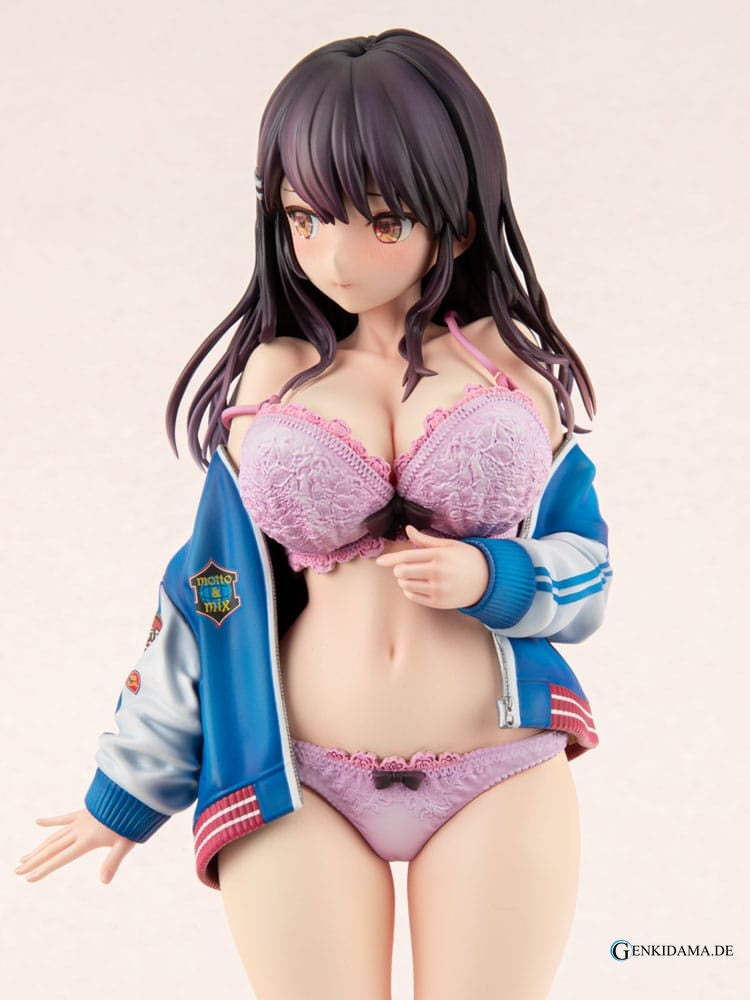 Original Character PVC Statue 1/6 Sukajan Jacket Kanojo wa Cool de Itai! Kyouka Kagura 27 cm Ansicht 3