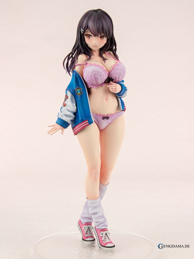 Original Character PVC Statue 1/6 Sukajan Jacket Kanojo wa Cool de Itai! Kyouka Kagura 27 cm Ansicht 12