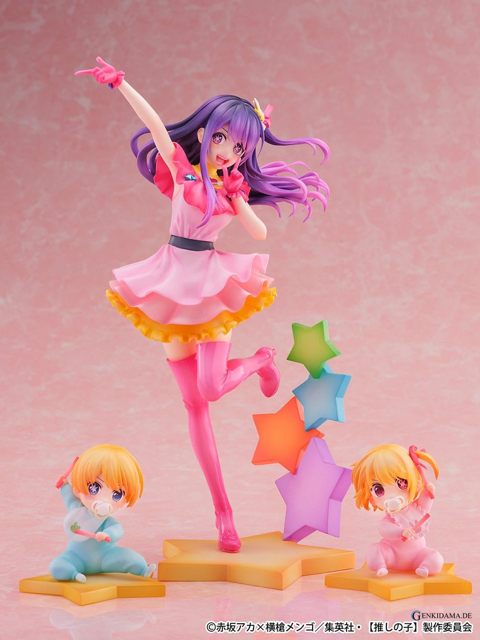 Oshi no Ko SHIBUYA SCRAMBLE FIGURE PVC Statue 1/6 Ai, Aqua, Ruby 25 cm Ansicht 1
