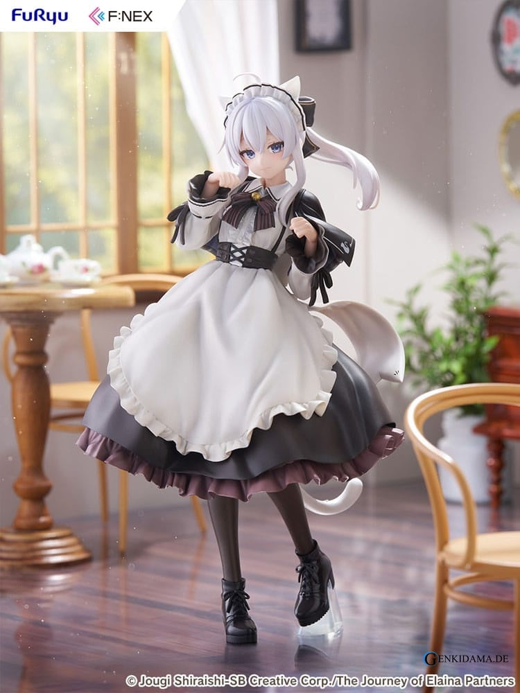 Wandering Witch: The Journey of Elaina F:NEX PVC Statue 1/7 Elaina Maid costume with cat ears Ver. 24 cm Ansicht 2