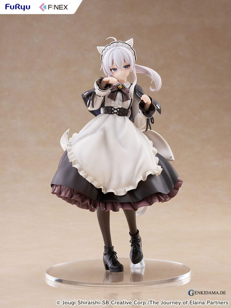 Wandering Witch: The Journey of Elaina F:NEX PVC Statue 1/7 Elaina Maid costume with cat ears Ver. 24 cm Ansicht 4
