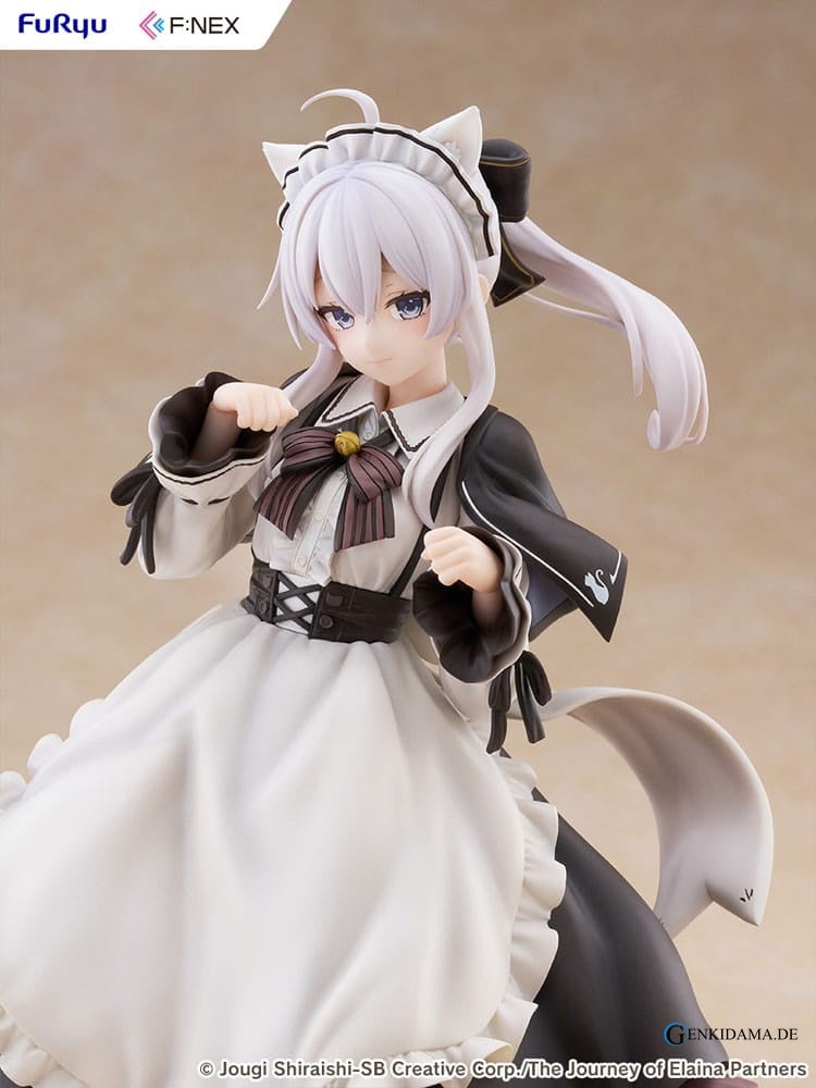 Wandering Witch: The Journey of Elaina F:NEX PVC Statue 1/7 Elaina Maid costume with cat ears Ver. 24 cm Ansicht 6