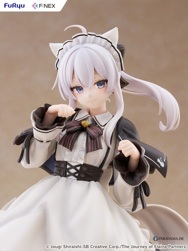 Wandering Witch: The Journey of Elaina F:NEX PVC Statue 1/7 Elaina Maid costume with cat ears Ver. 24 cm Ansicht 8