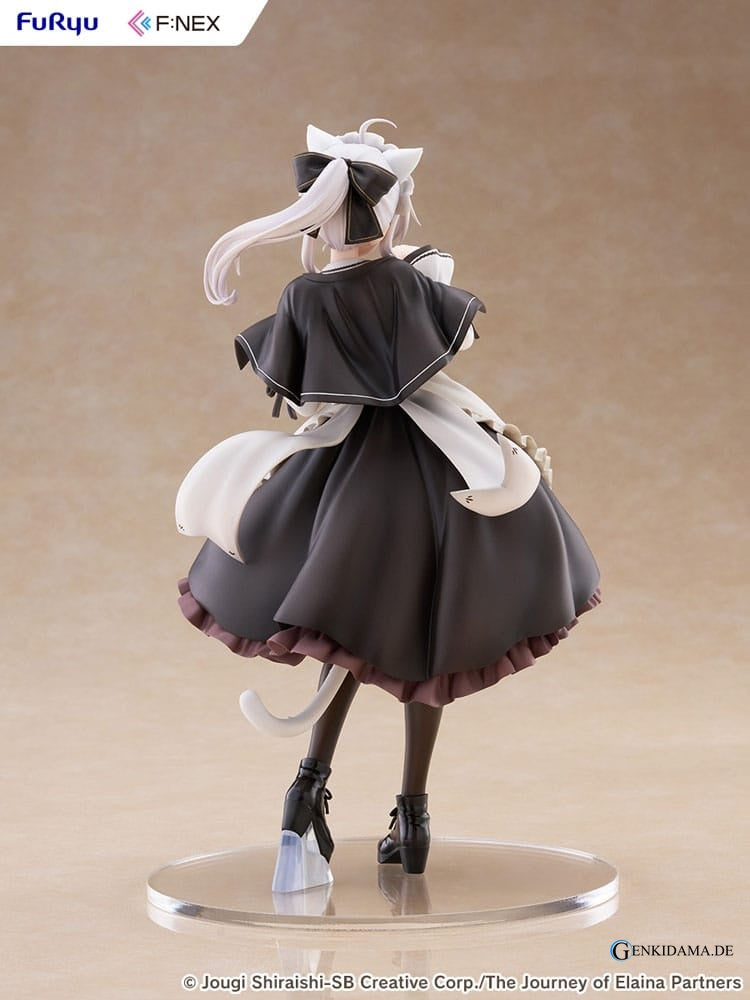 Wandering Witch: The Journey of Elaina F:NEX PVC Statue 1/7 Elaina Maid costume with cat ears Ver. 24 cm Ansicht 12