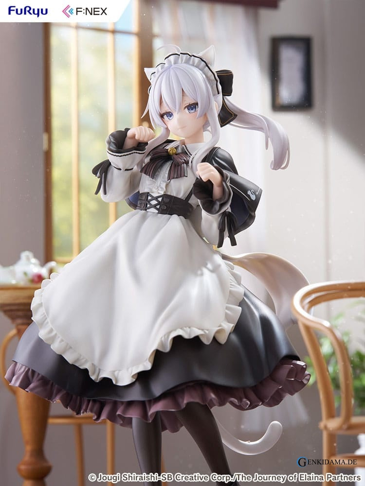 Wandering Witch: The Journey of Elaina F:NEX PVC Statue 1/7 Elaina Maid costume with cat ears Ver. 24 cm Ansicht 18