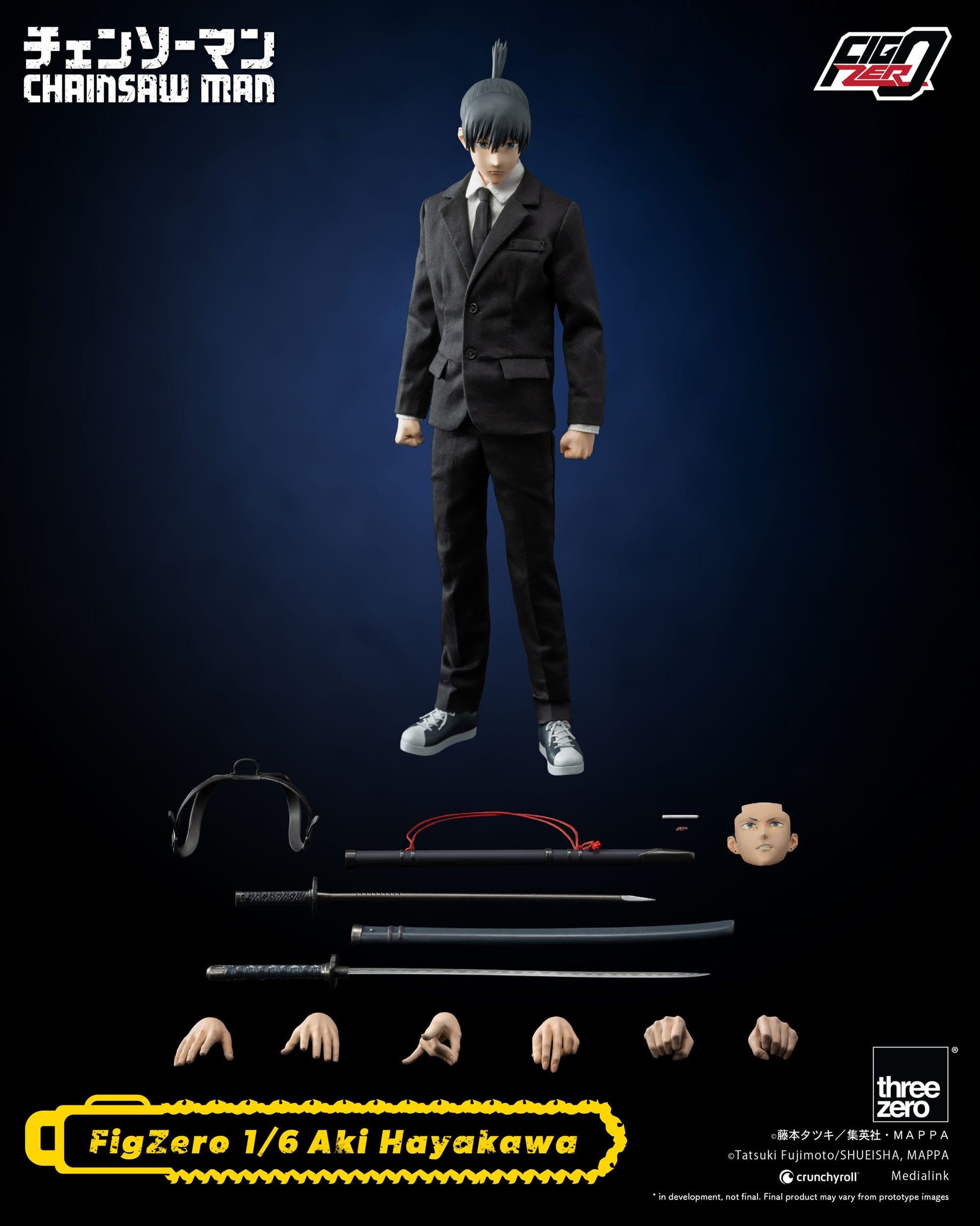 Aki Hayakawa - FigZero - Chainsaw Man - ThreeZero - Anime Figuren günstig kaufen