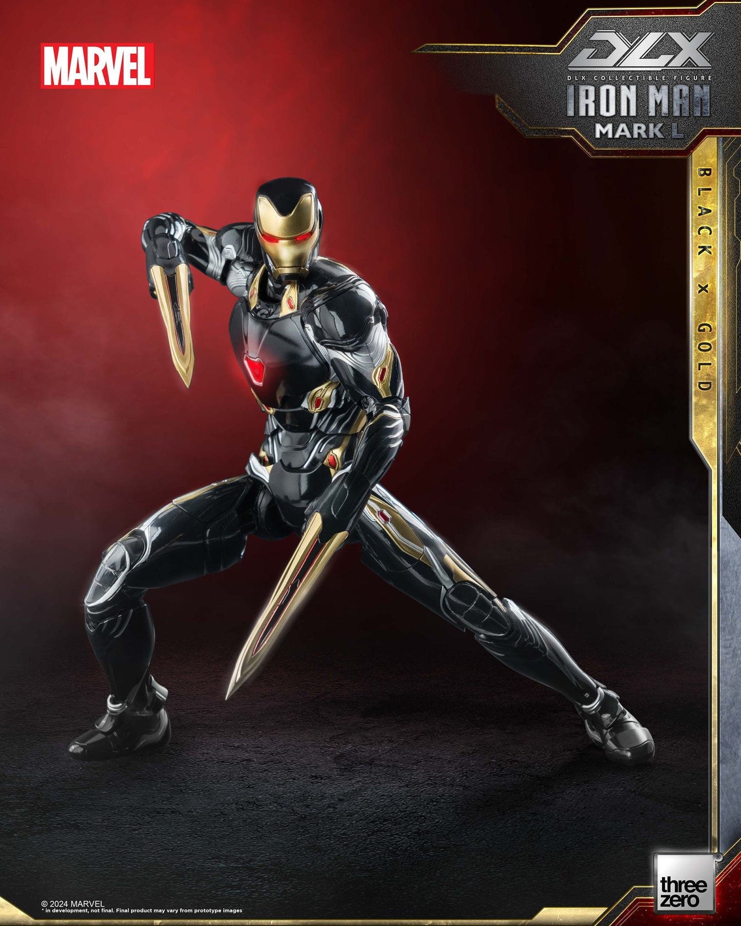 Iron Man Mark 50 (Black X Gold) ThreeZero - Anime Figuren günstig kaufen