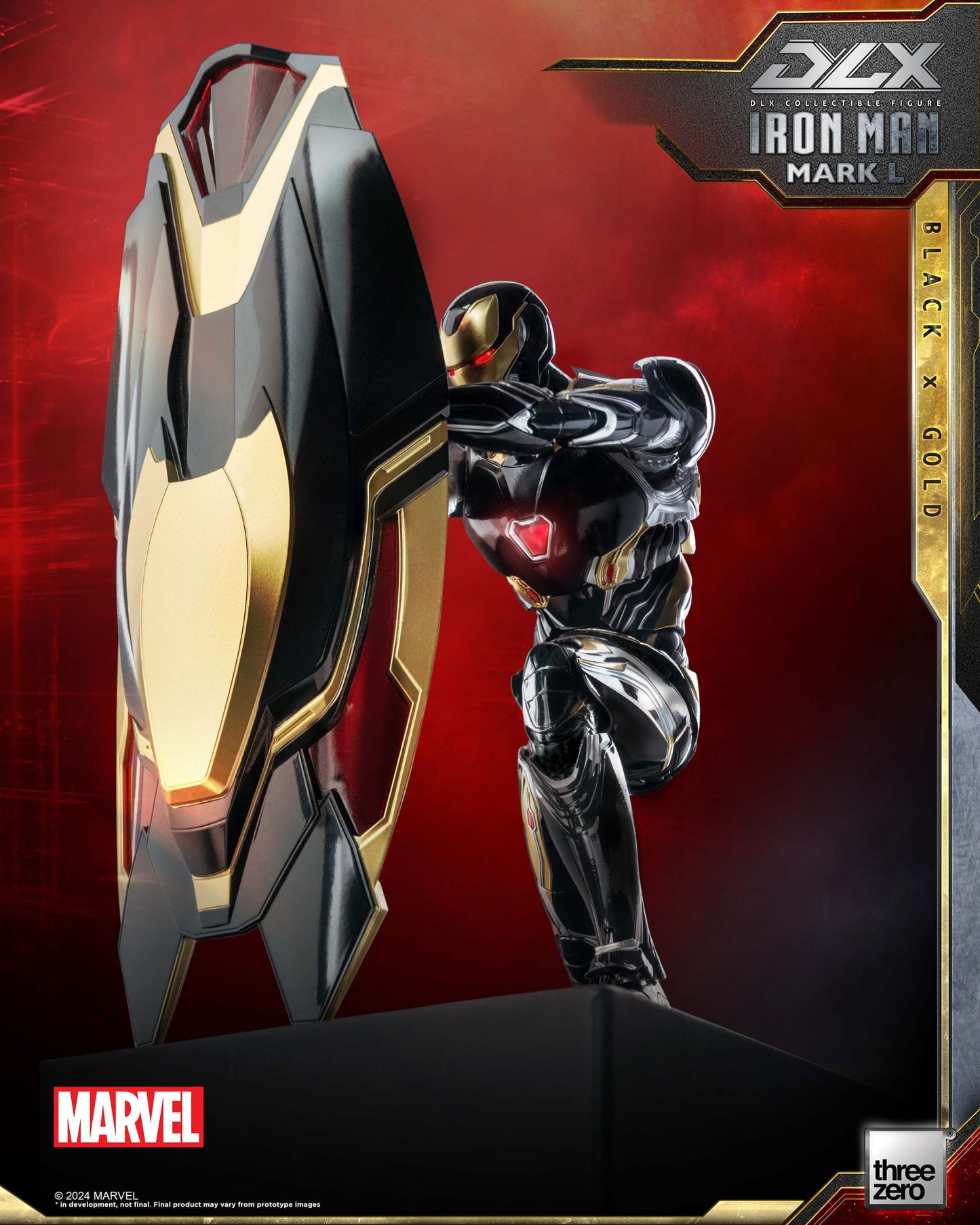 Iron Man Mark 50 (Black X Gold) ThreeZero - Anime Figuren günstig kaufen