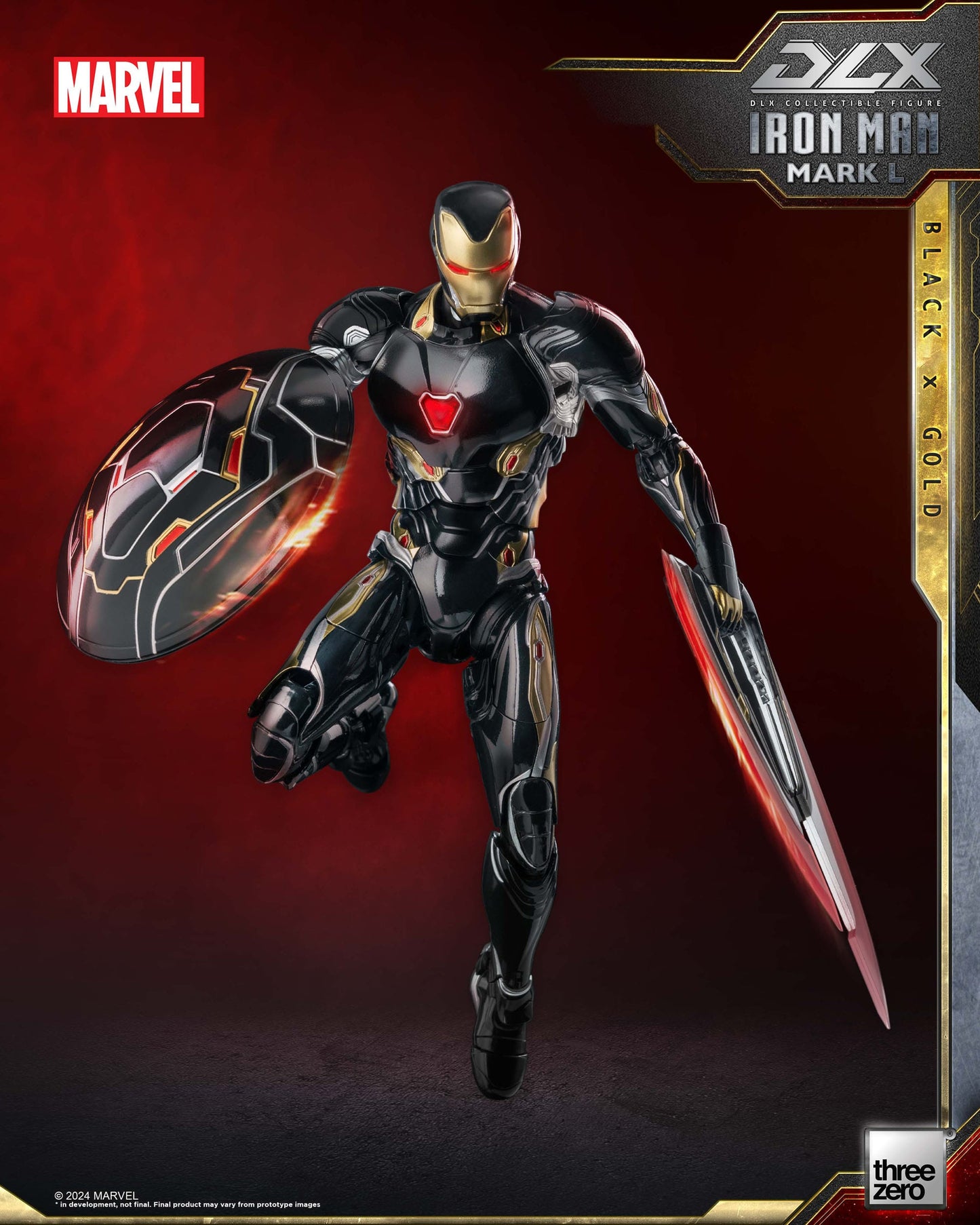 Iron Man Mark 50 (Black X Gold) ThreeZero