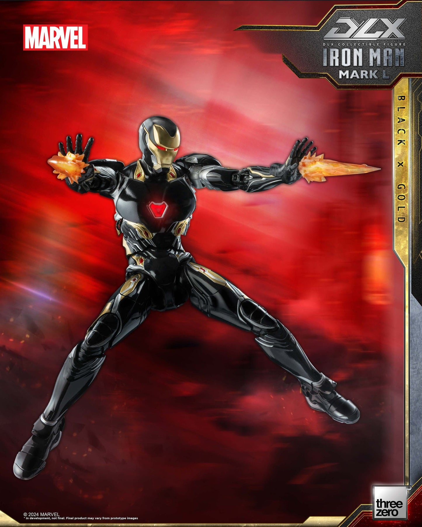 Iron Man Mark 50 (Black X Gold) ThreeZero