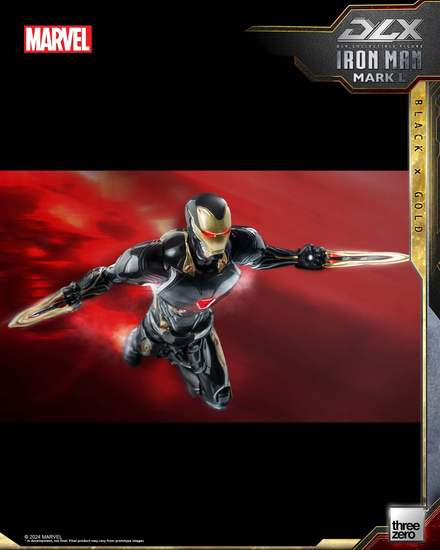 Iron Man Mark 50 (Black X Gold) ThreeZero