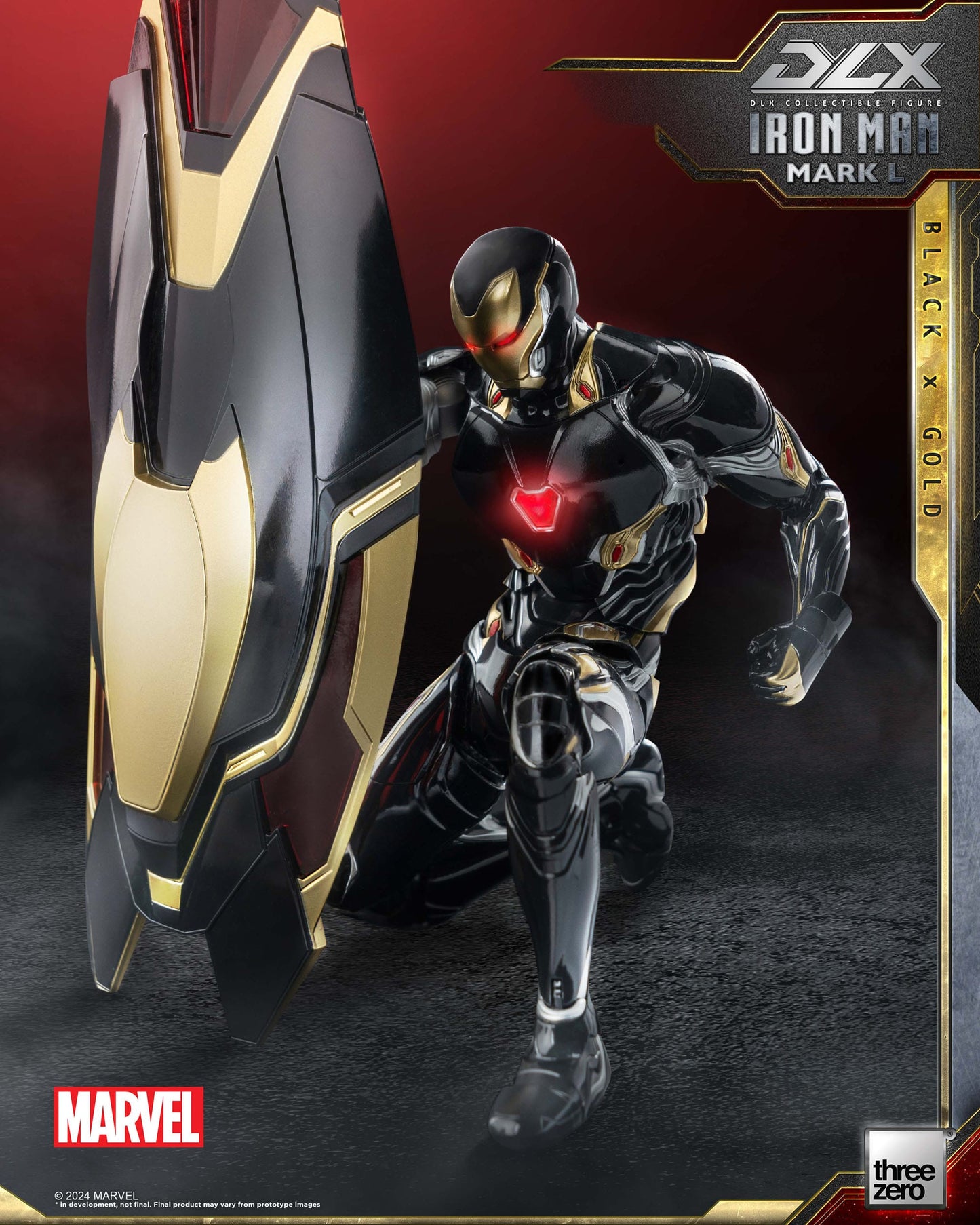 Iron Man Mark 50 (Black X Gold) ThreeZero - Anime Figuren günstig kaufen