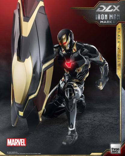 Iron Man Mark 50 (Black X Gold) ThreeZero - Anime Figuren günstig kaufen