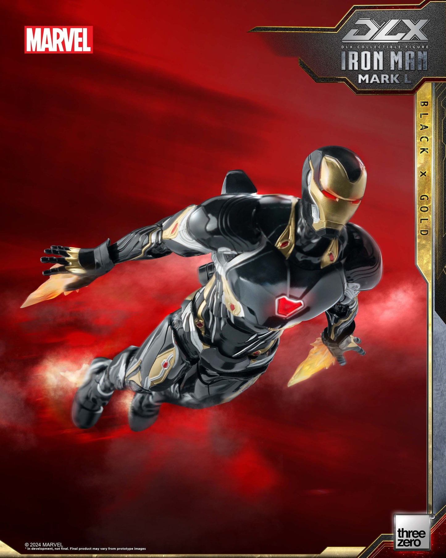 Iron Man Mark 50 (Black X Gold) ThreeZero - Anime Figuren günstig kaufen