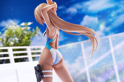 Kouhai-chan of the Swim Club in Blue Line Swimsuit Amakuni