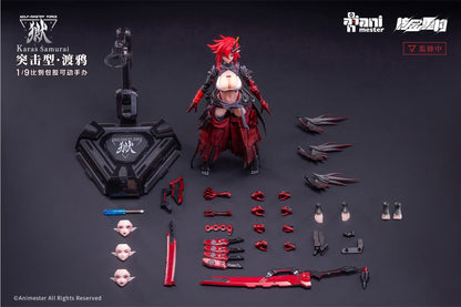 Wolf-Mastiff Force Karas Samurai Original Character AniMester