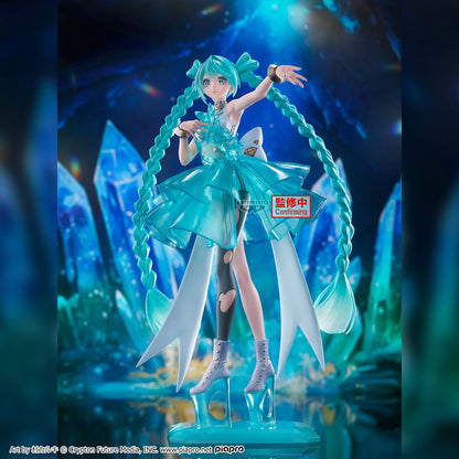 Hatsune Miku Emerald Gem Ver. Clearluxe Bapresto