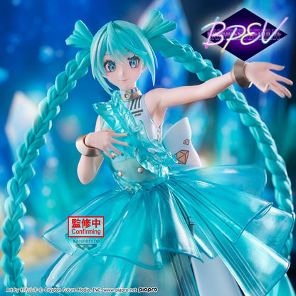 Hatsune Miku Emerald Gem Ver. Clearluxe Bapresto