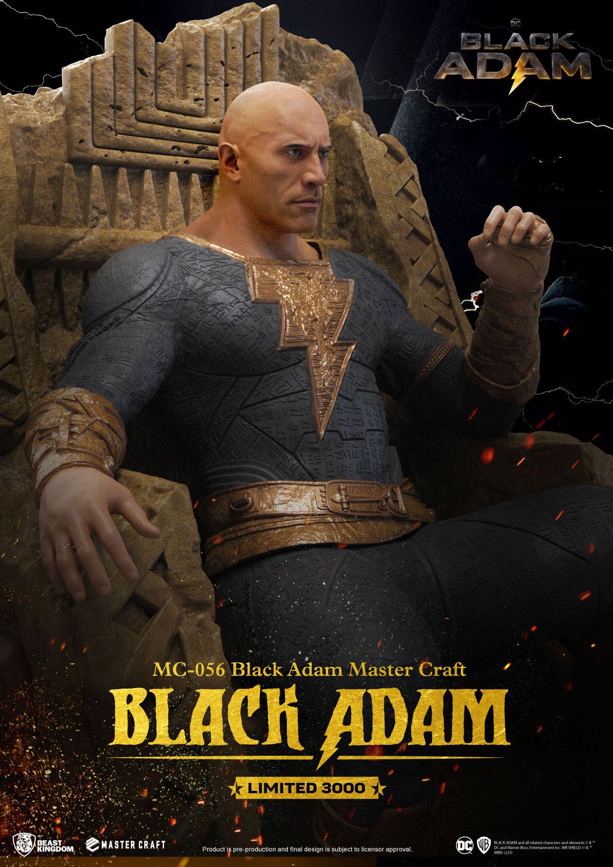 Black Adam Master Craft Beast Kingdom