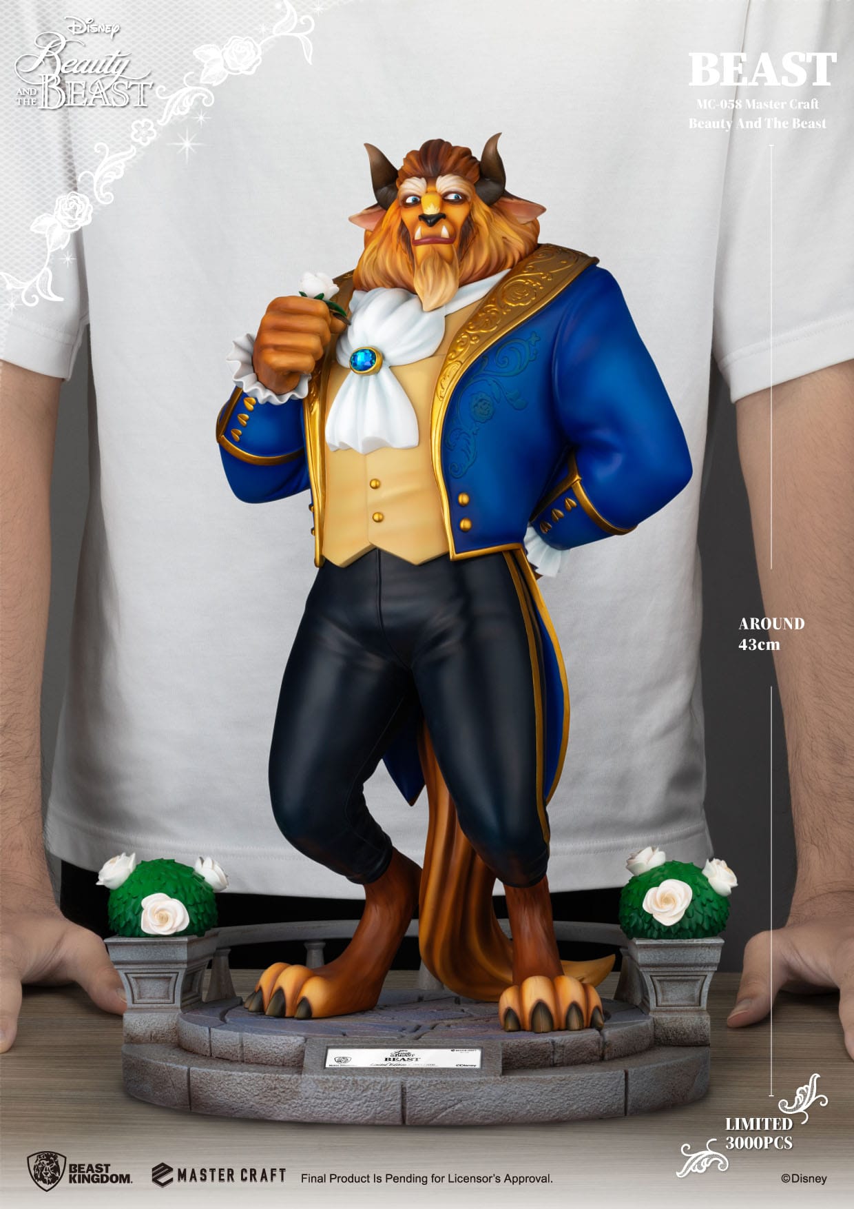 Die Schöne und das Biest Beast - Master Craft Statue -  Beast Kingdom Toys - Anime Figuren günstig kaufen