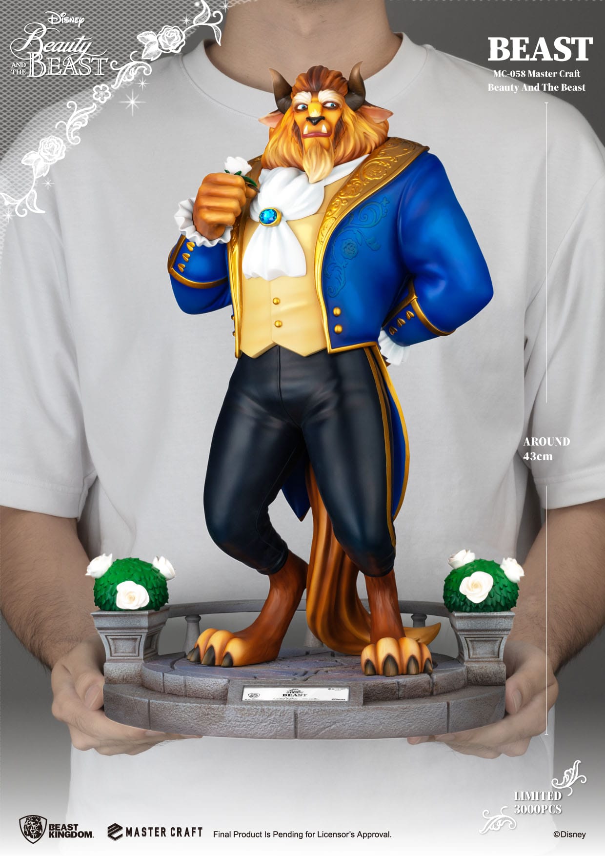 Die Schöne und das Biest Beast - Master Craft Statue -  Beast Kingdom Toys - Anime Figuren günstig kaufen