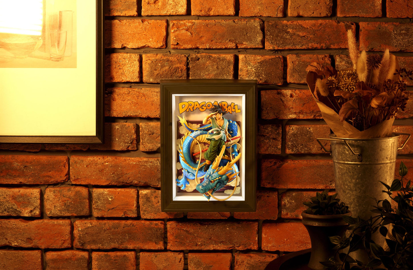 Son Goku & Dragon amashii Art 3D Relief-Bild Art Bandai Tamashii Nations