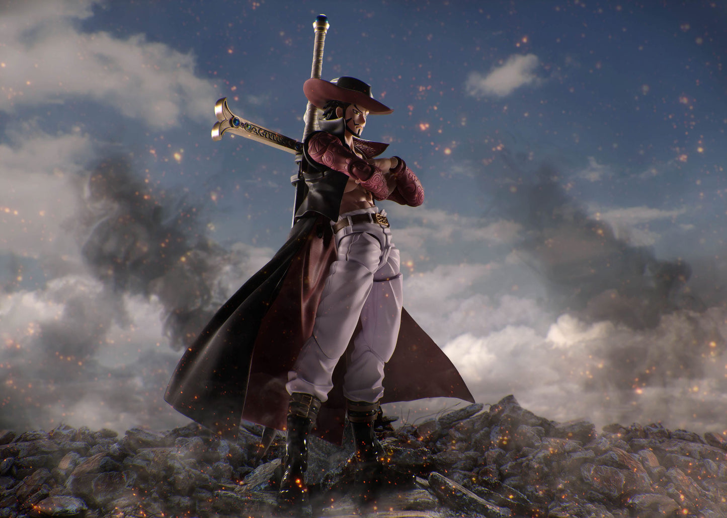 Dracule Mihawk Hawkeye S.H.Figuarts Bandai Tamashii Nations