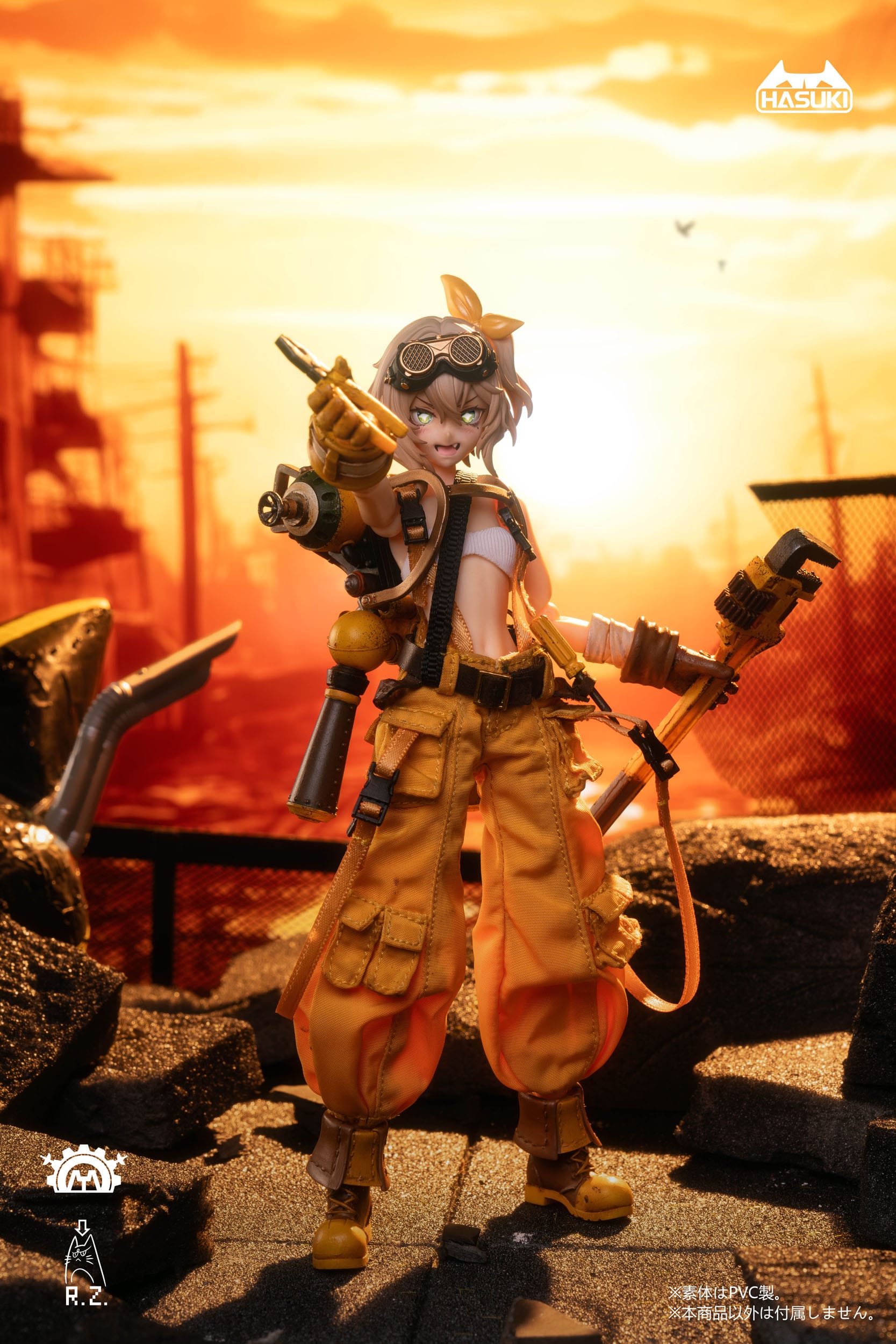 PA007 Mechanic Fiona - Pocket Art Actionfigur - Hasuki - Anime Figuren günstig kaufen