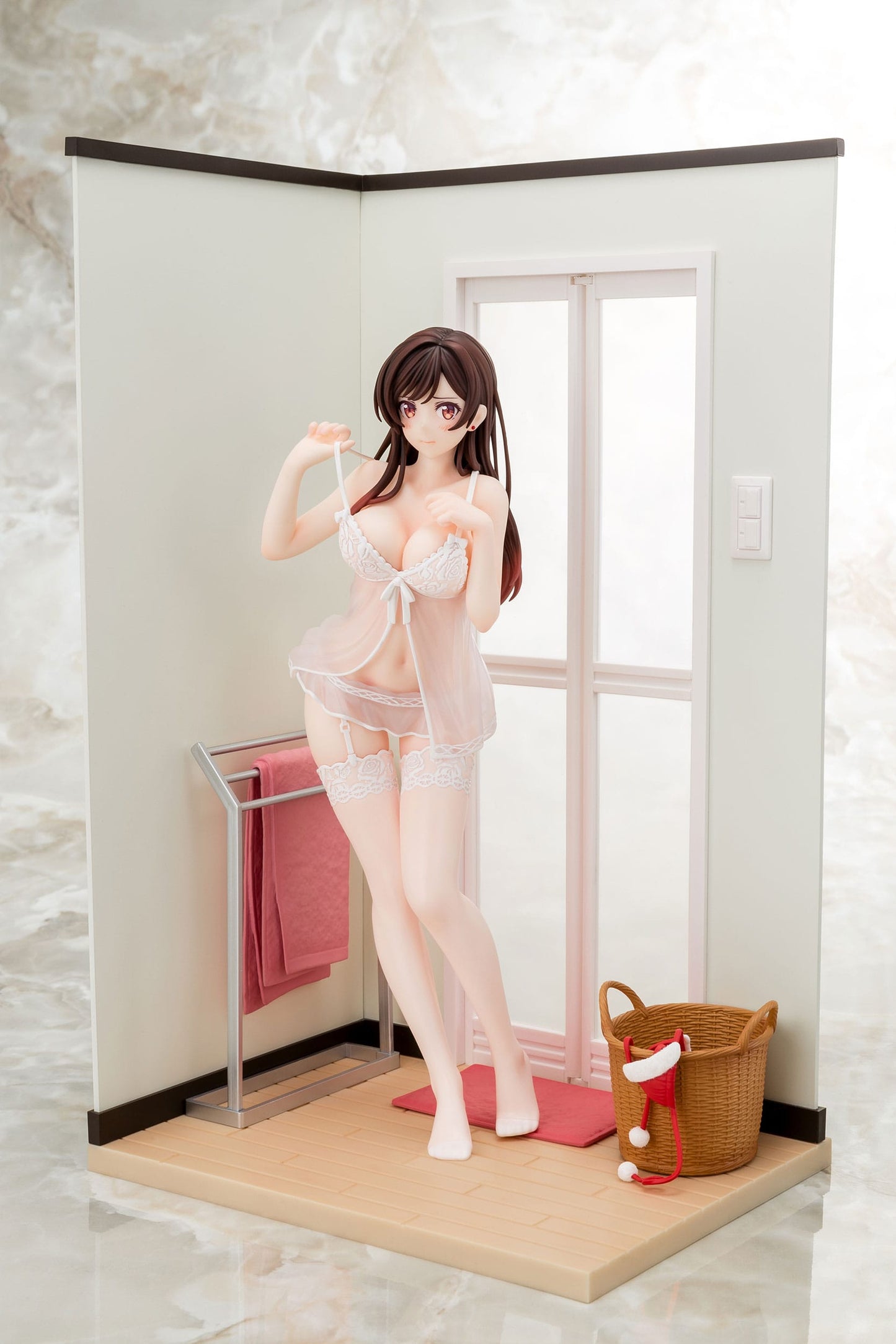 Chizuru Mizuhara See-through lingerie figure angel white Ver. Hakoiri Musume - Anime Figuren günstig kaufen