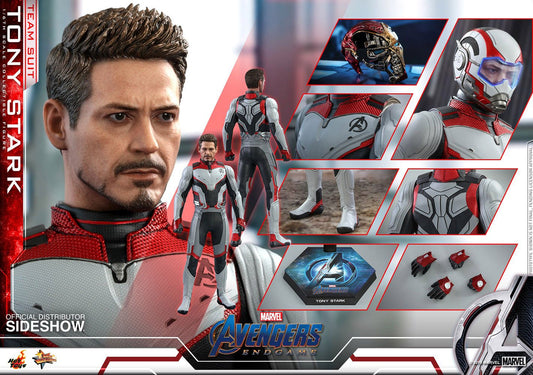 Tony Stark (Team Suit) 1/6 Scale Collectible Figure – Hot Toys Movie Masterpiece (Avengers: Endgame) - Anime Figuren günstig kaufen