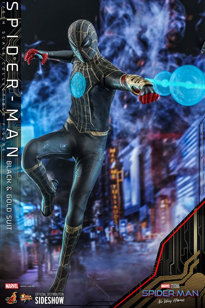 Spider-Man (Black & Gold Suit) Masterpiece  Hot Toys - Anime Figuren günstig kaufen