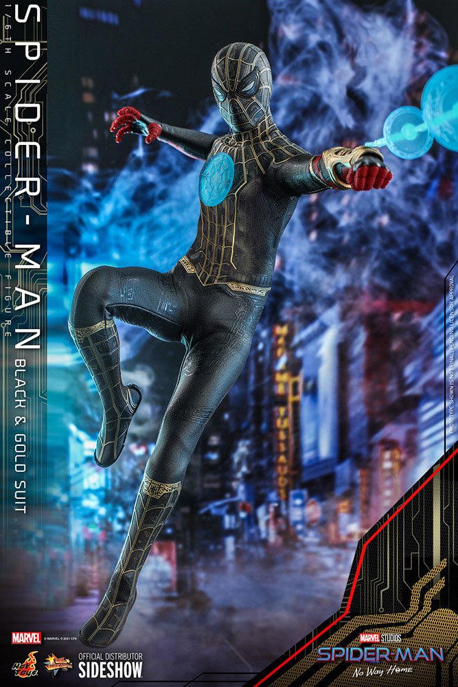 Spider-Man (Black & Gold Suit) Masterpiece  Hot Toys - Anime Figuren günstig kaufen